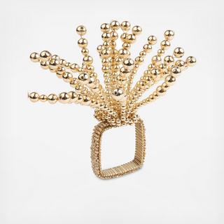 Fireworks Napkin Ring, Set of 4