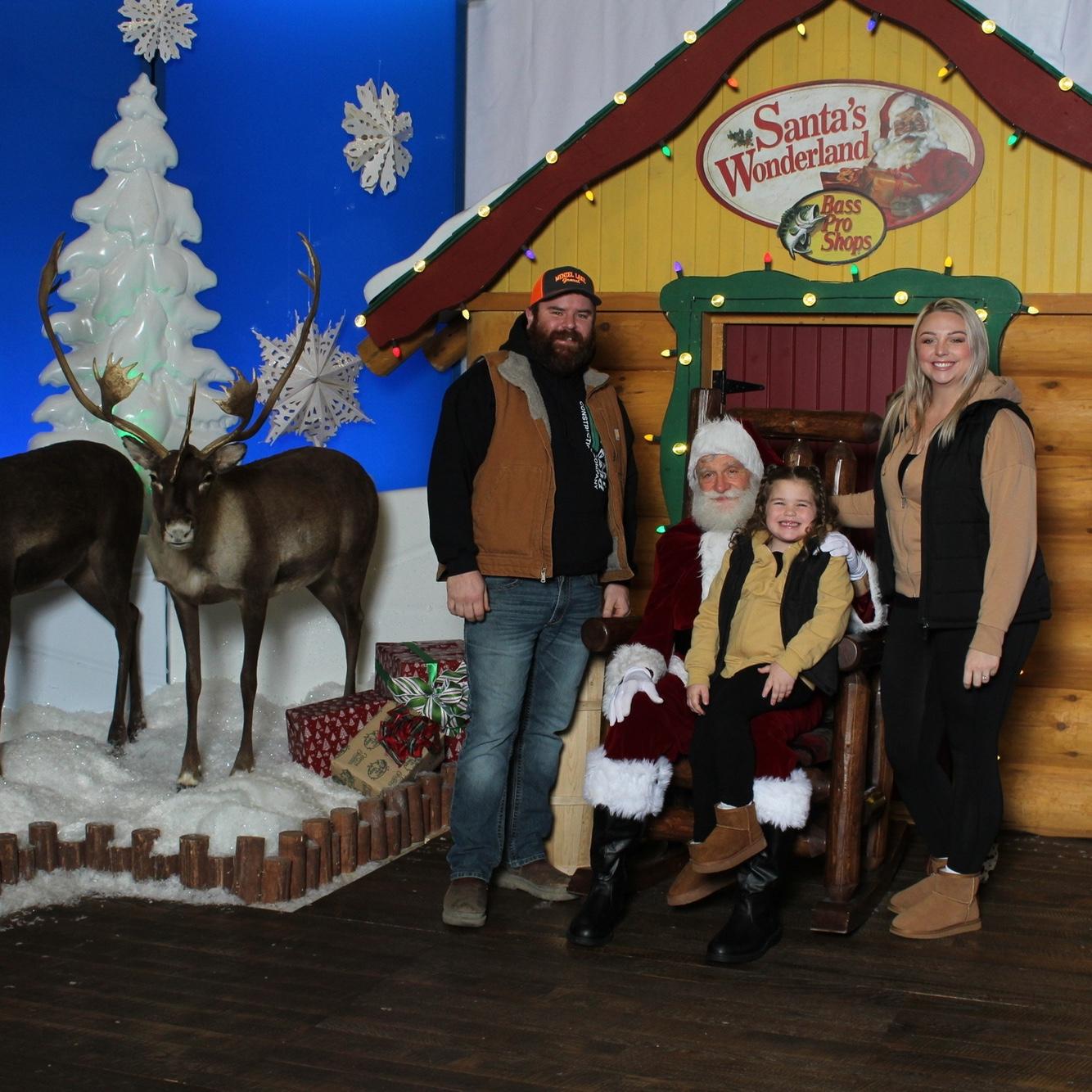 We got to see Santa