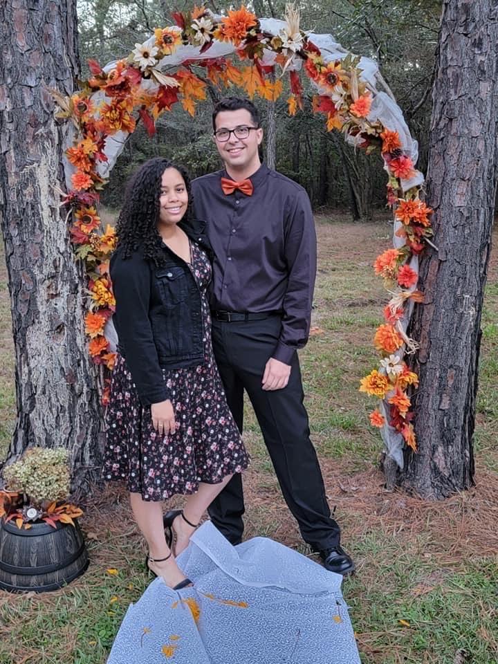 Paul's wedding date in North Carolina, October 2021