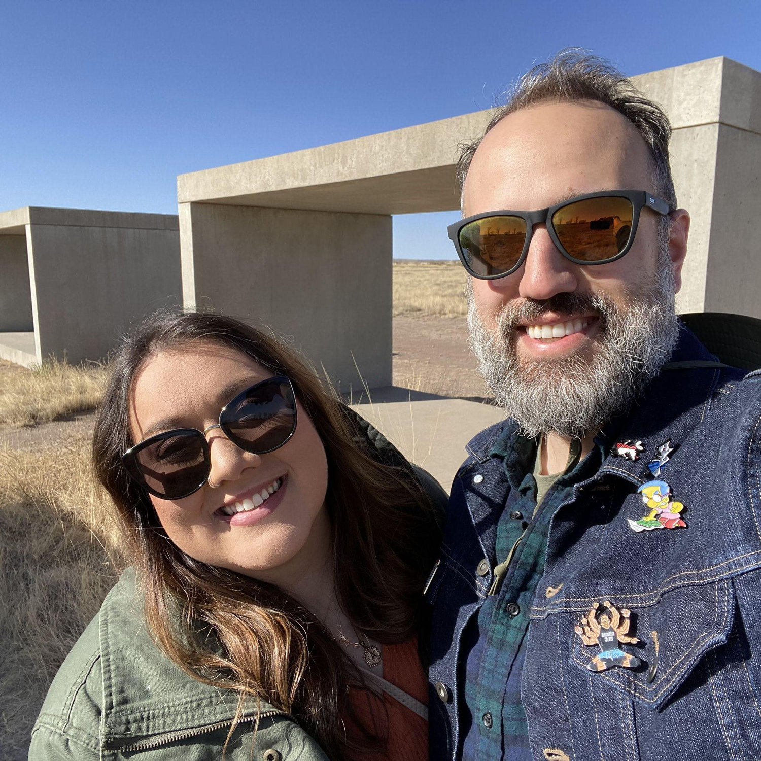 Spending Spring Break together at the Chianti Foundation in Marfa, TX in 2022