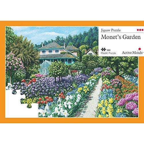 Active Minds 63 Piece Monet's Garden Jigsaw Puzzle | Specialist Alzheimer's/Dementia Activities & Games