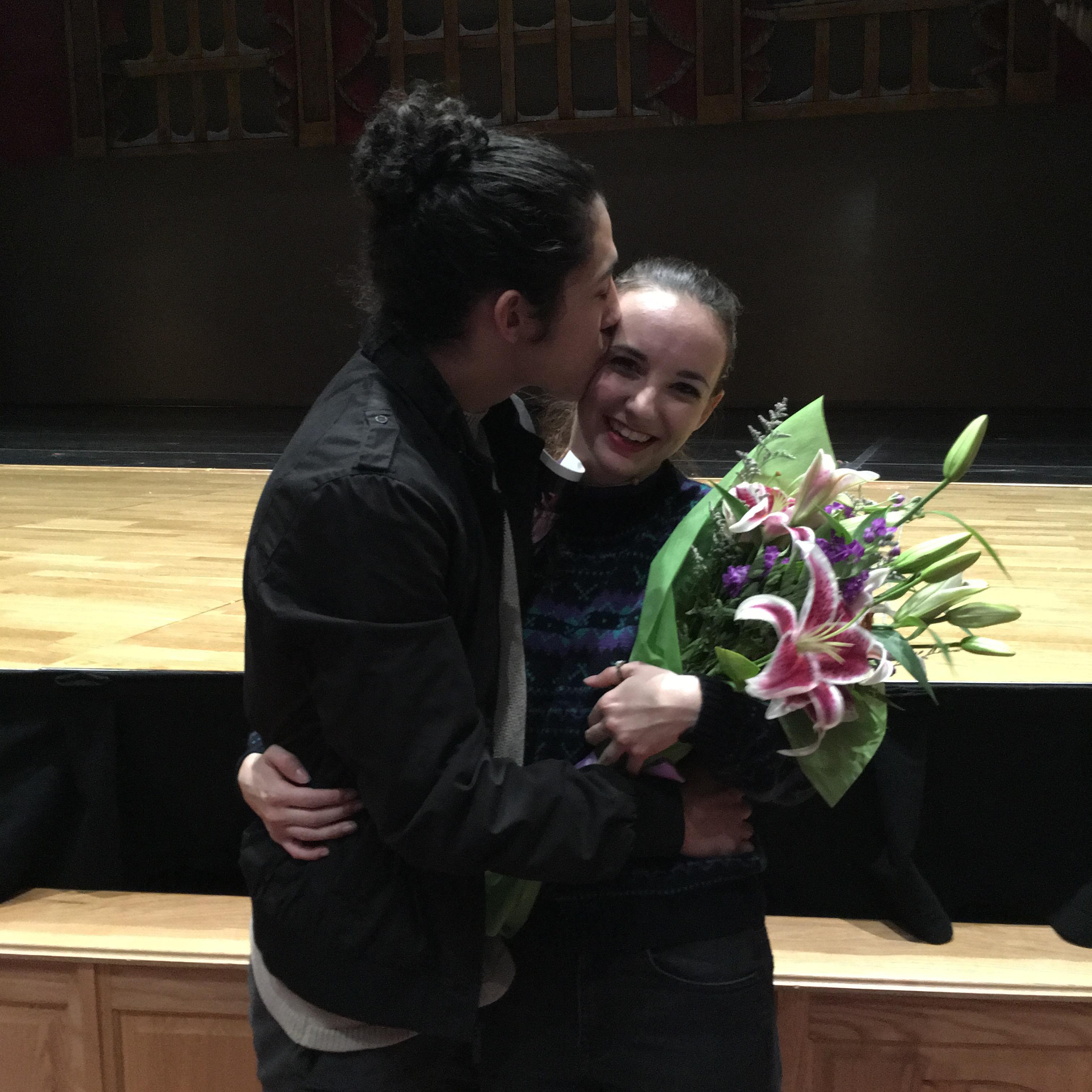 Ty's first time seeing Caroline perform!