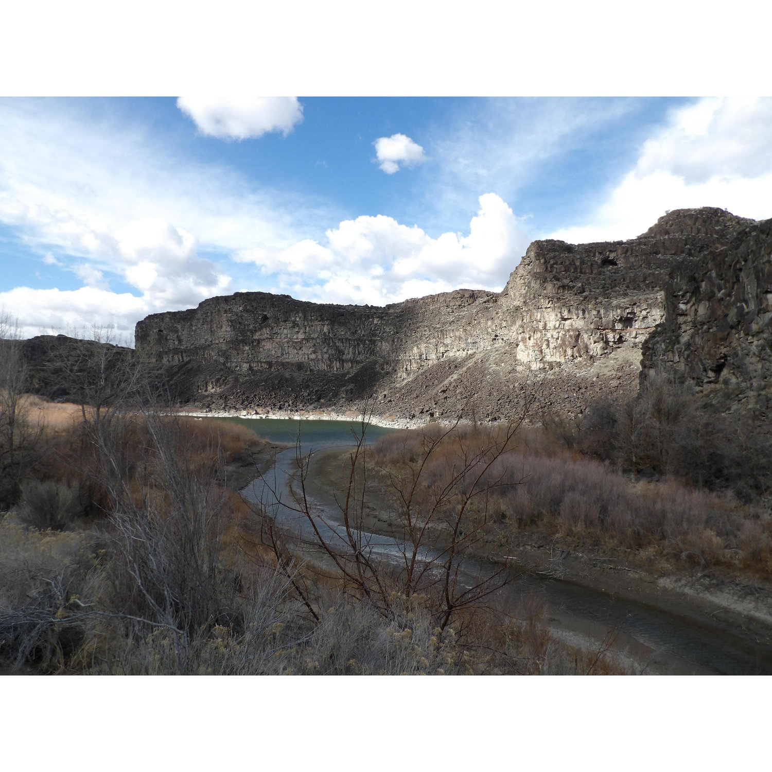 The Snake River at Twin Falls Park