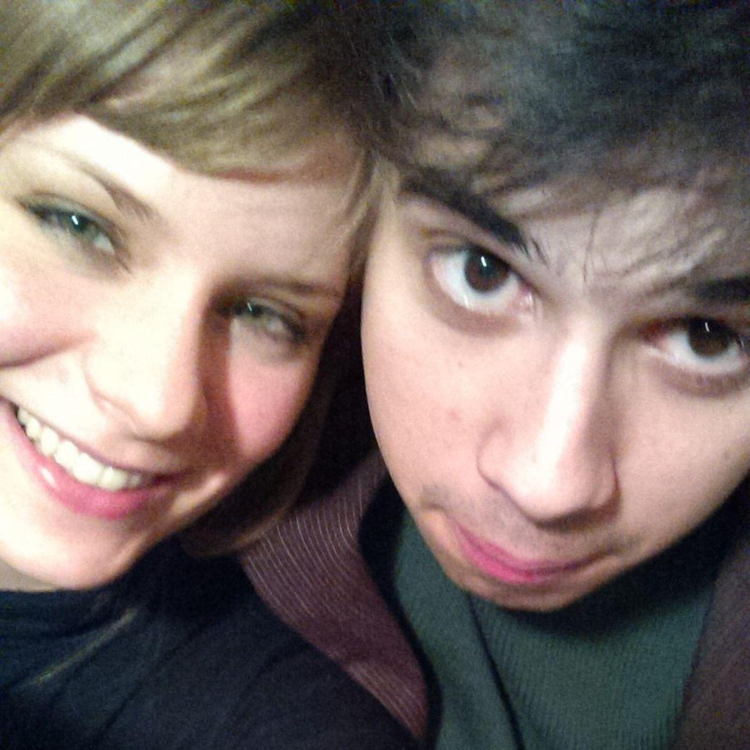Halloween 2014. We dressed as Ross and Rachel, but David had never seen "Friends".