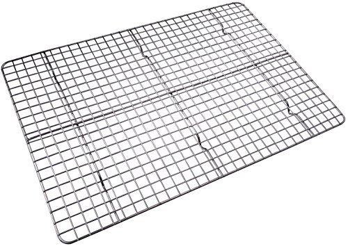 Checkered Chef Cooling Rack Baking Rack. Stainless Steel Oven and Dishwasher Safe Wire Rack. Fits Half Sheet Cookie Pan