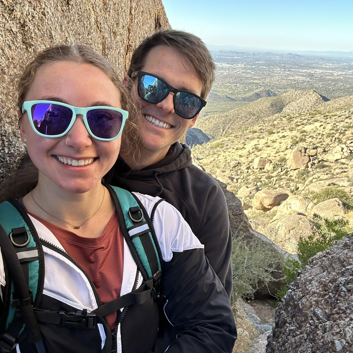 Our last hiking date before starting long distance, Tom's Thumb