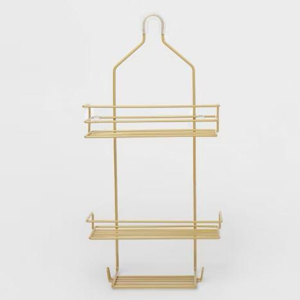 Metal Over The Shower Storage Brass - Room Essentials™