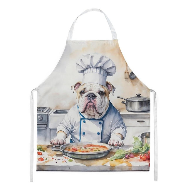 Caroline's Treasures Unisex The Dog Chef ApronKitchen Apron