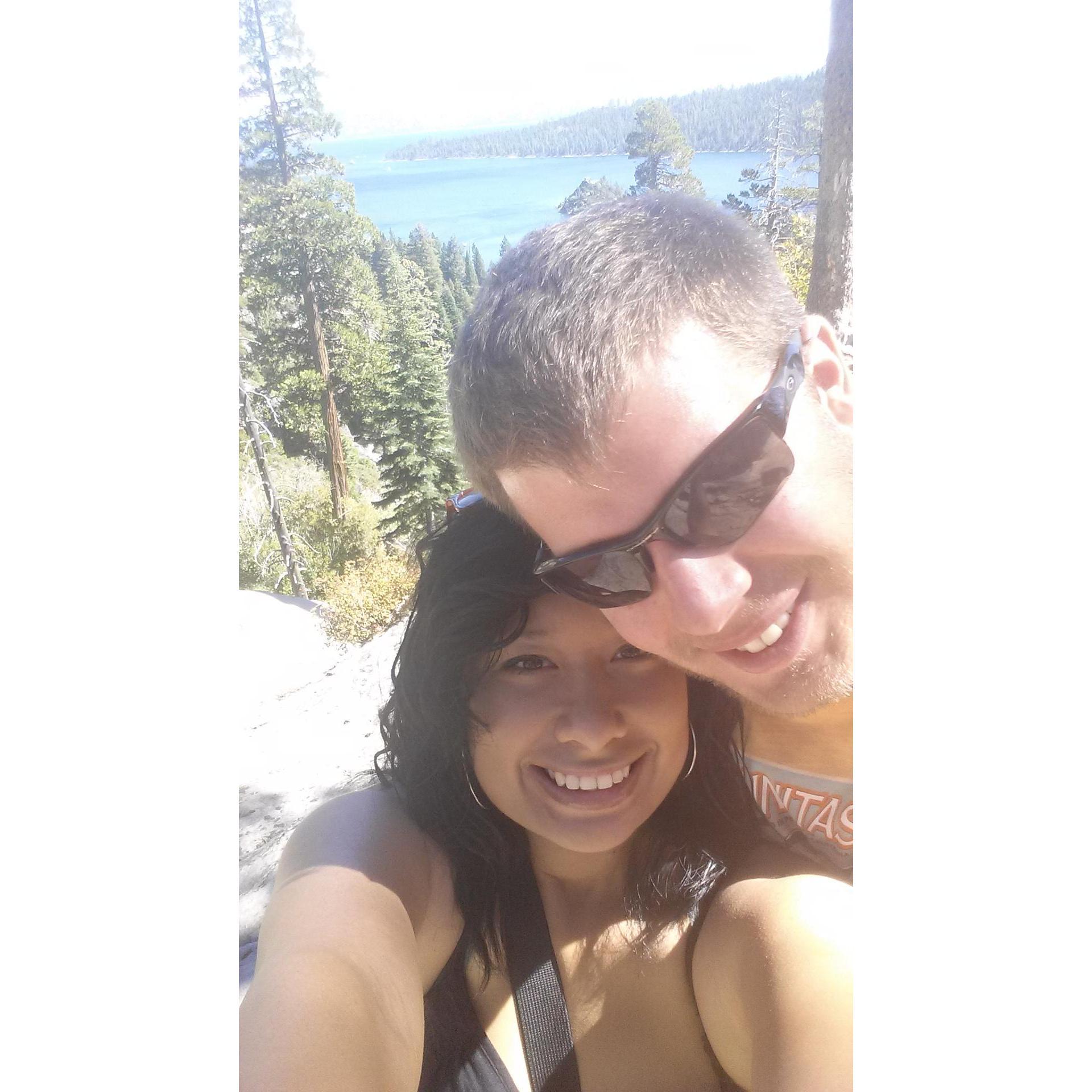 The first (surprise!) trip to Lake Tahoe. Here I thought I was going to work on my birthday and instead I woke up to an amazing boyfriend that got my shift covered so he could surprise me with a trip!