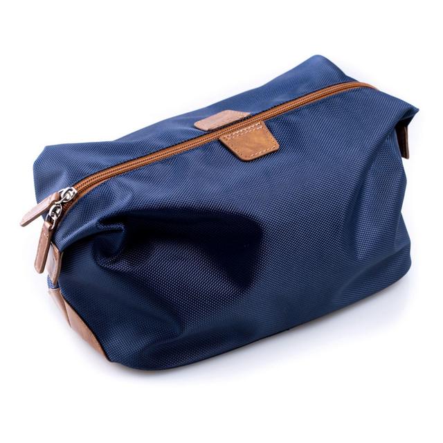 Bey Berk Multi-Compartment Travel Dopp Kit in Blue