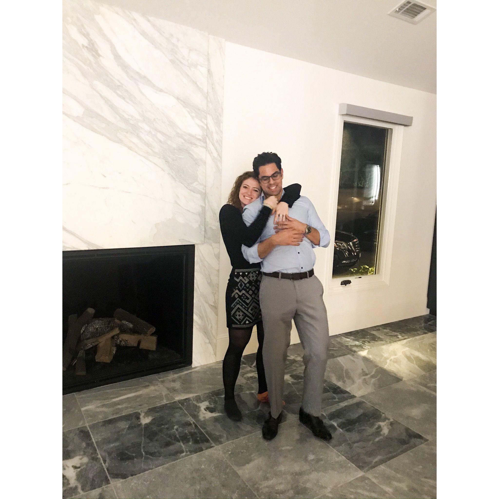 Our first NYE after moving in together in 2019