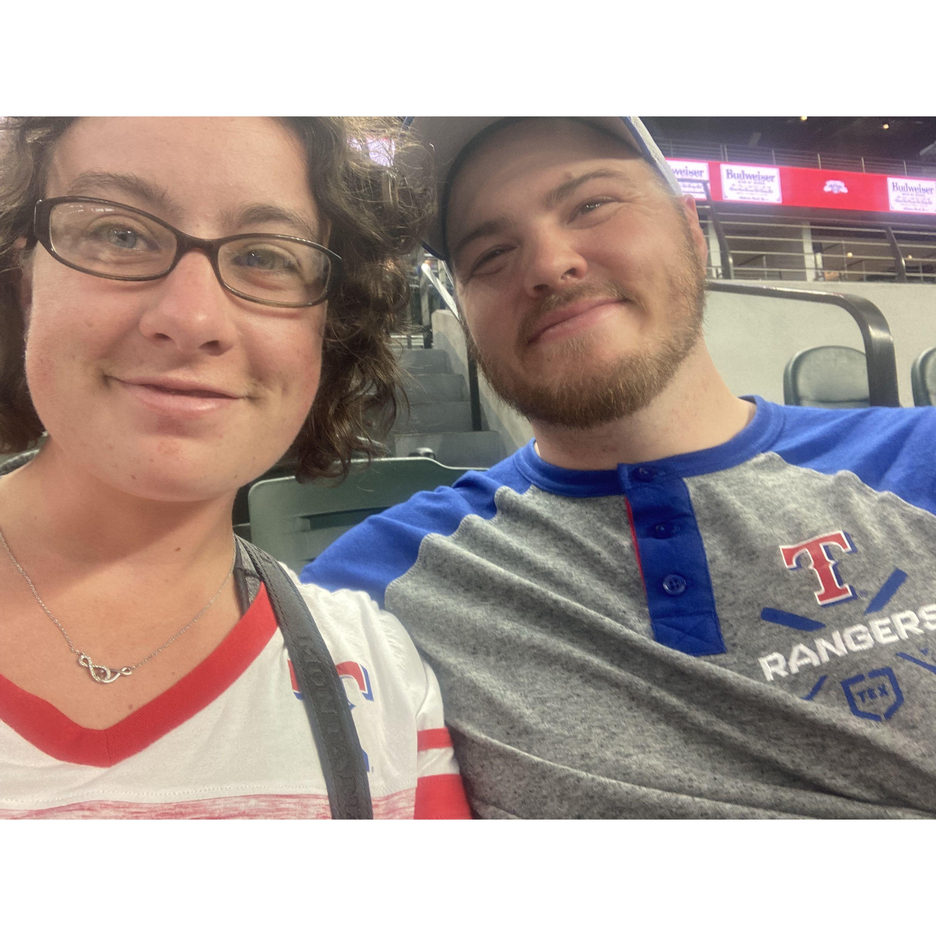 Texas Rangers Game, Arlington Texas
