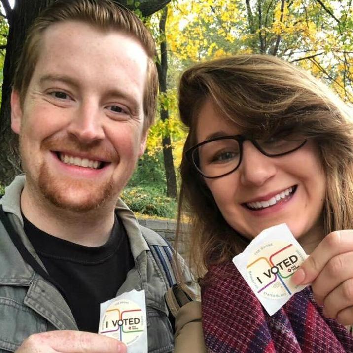 The couple that votes together, sticks together!