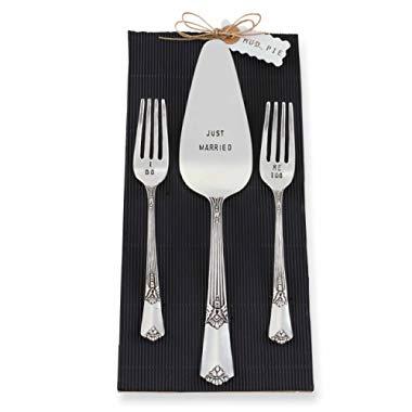 Mud Pie Wedding Cake Server Set