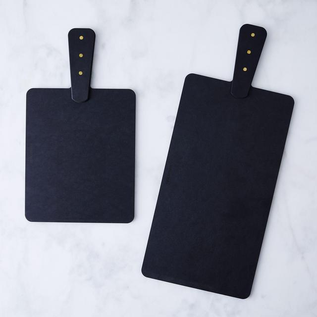 Matte Black & Brass Boards (Set of 2)