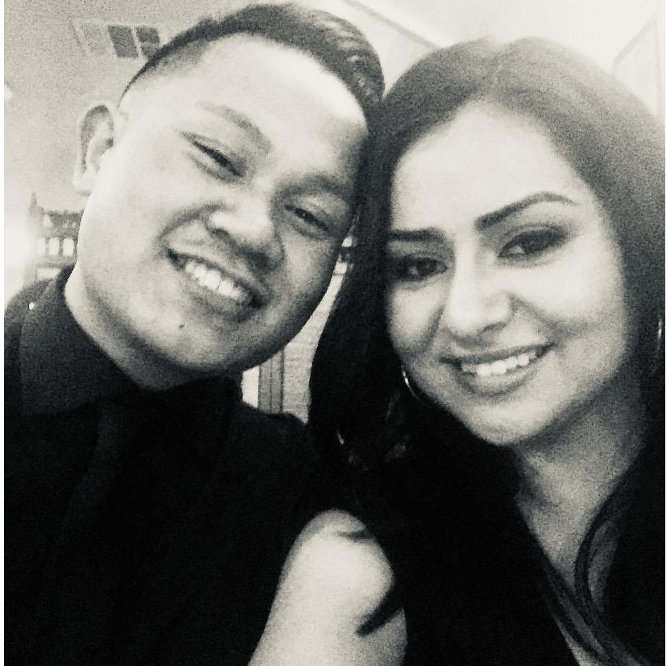 A selfie before I propose at our favorite restaurant.