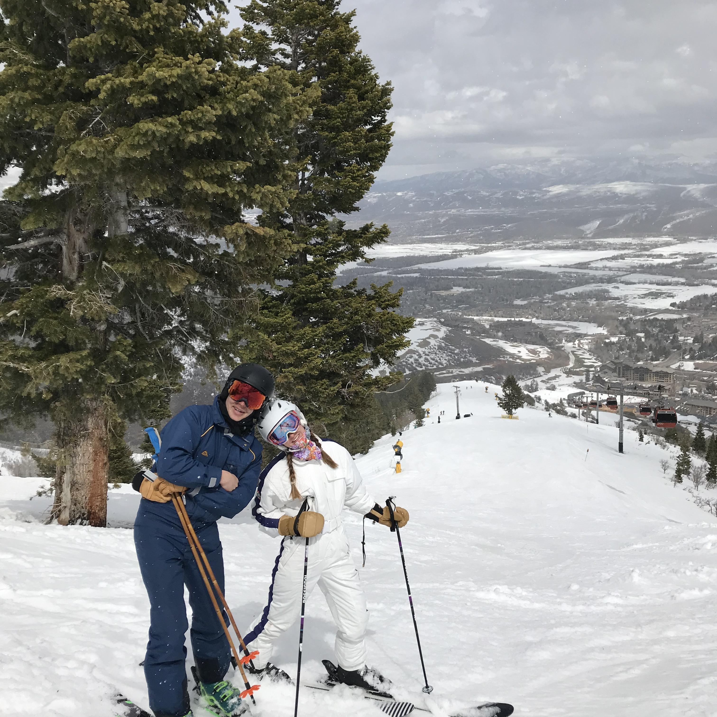 Onesie Ski day in Park City!