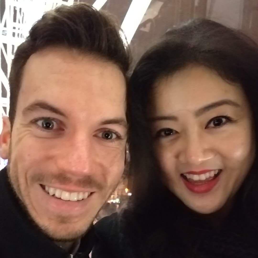 In Paris on the ferris wheel with a view of the Eiffel Tower! <3 Jan 2018