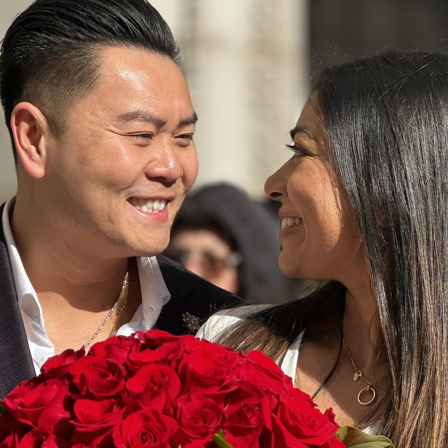 We just got hitched!! April 20, 2024