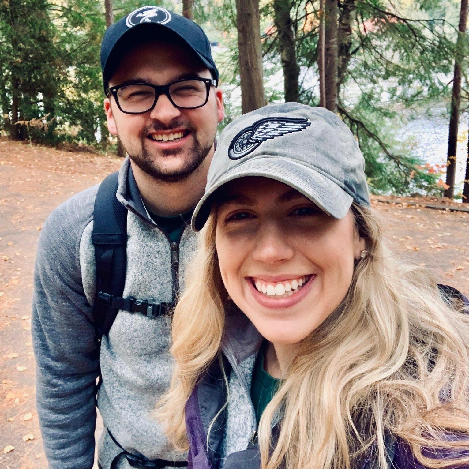 Hiking Tahquamenon Falls - our favorite spot!