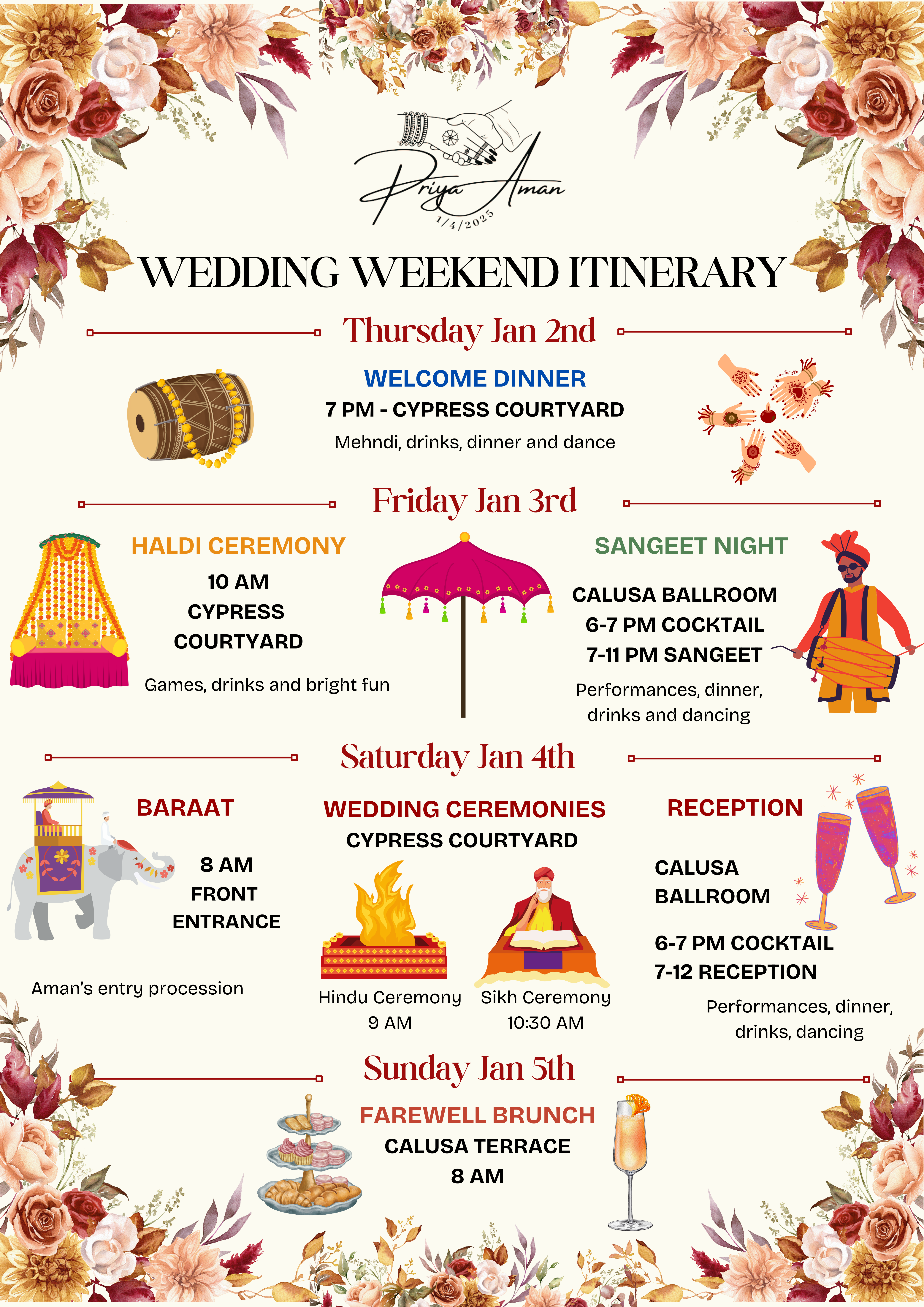 The Wedding Website of Amandeep Ahluwalia and Priya Gupta
