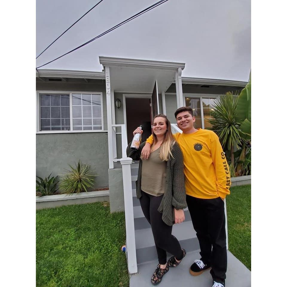 Jonathan and Kara bought their home together June 2019