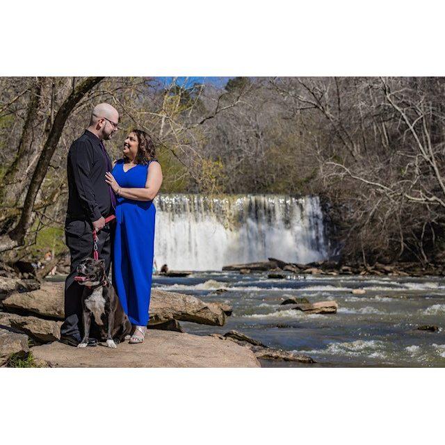 We loved having Winston there for our engagement photos. 