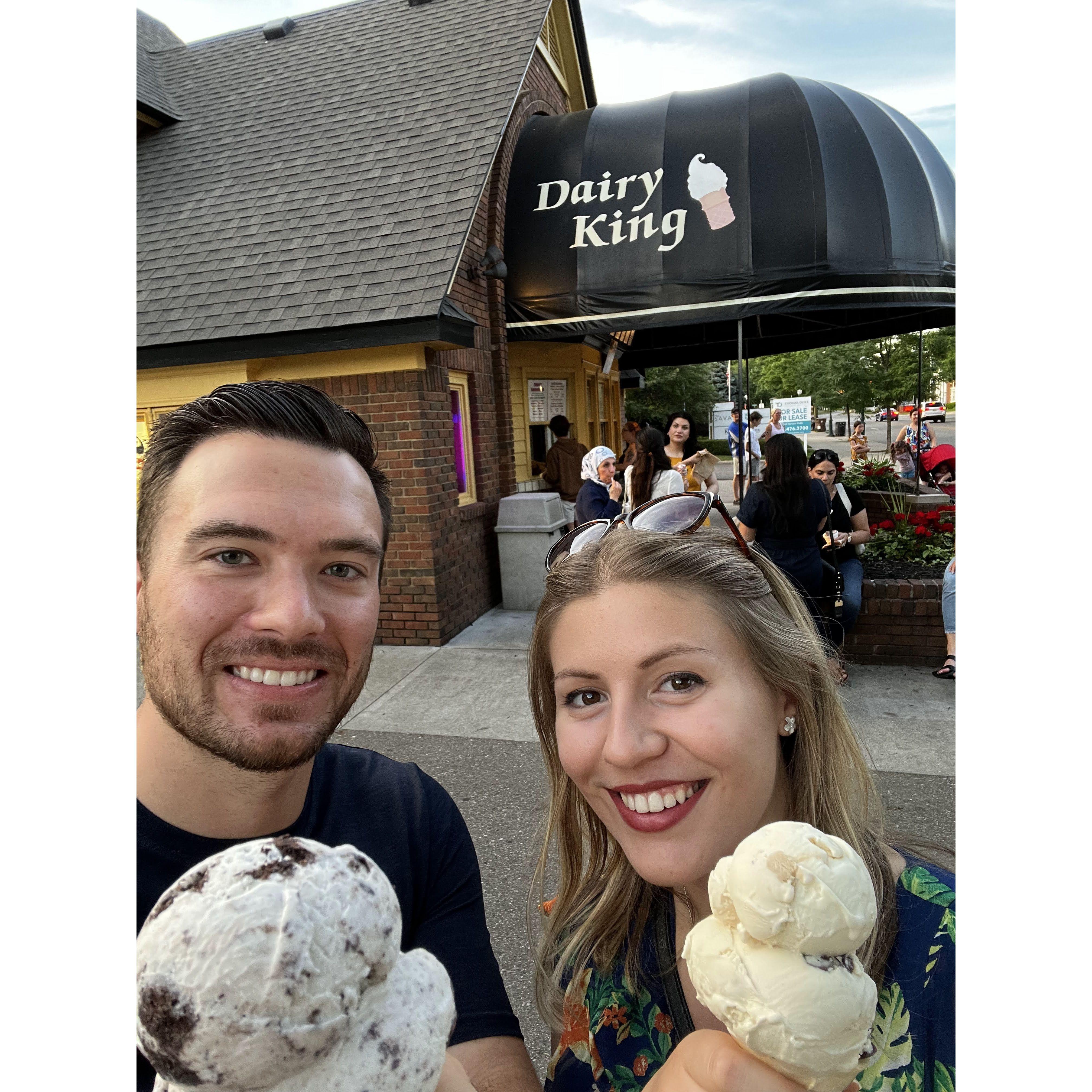 One of our favorite ice cream spots - Dairy King!