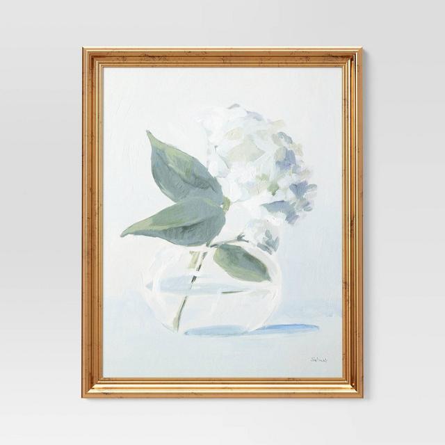 16" x 20" Harmonious Bouquet Framed Wall Cotton Canvas Board - Threshold™