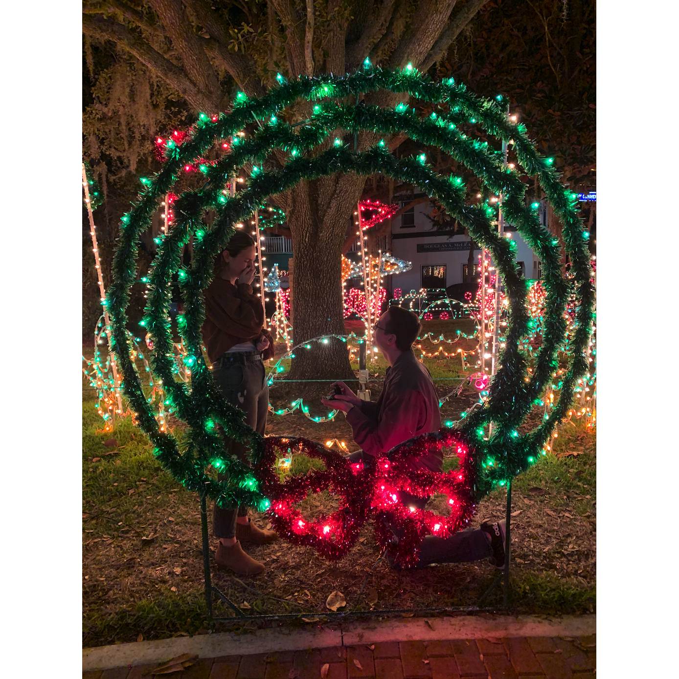 Our engagement night.