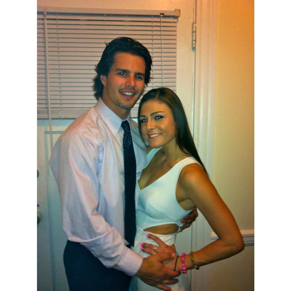 The first night we met on our blind date!