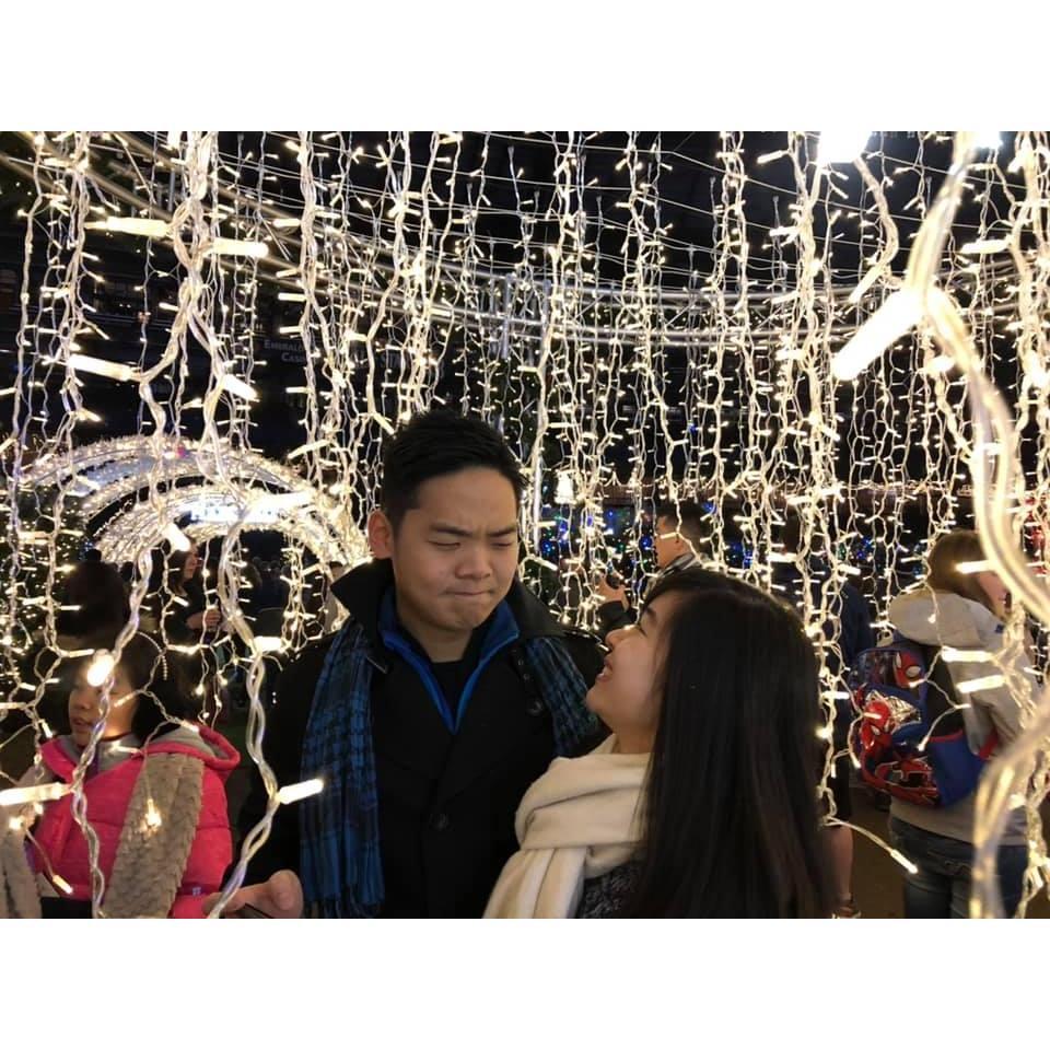 2018 - Enchant Christmas Light Maze when Hanna said something silly