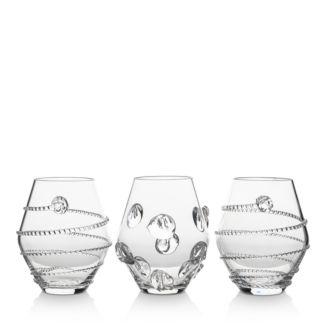 Juliska Florence & Amalia Mini Vases - Clear, Set of 3