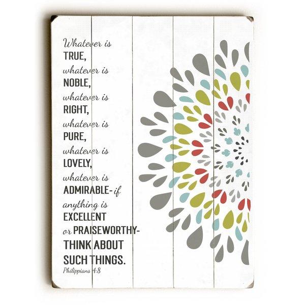 'Such Things' Wall Art on Plaque