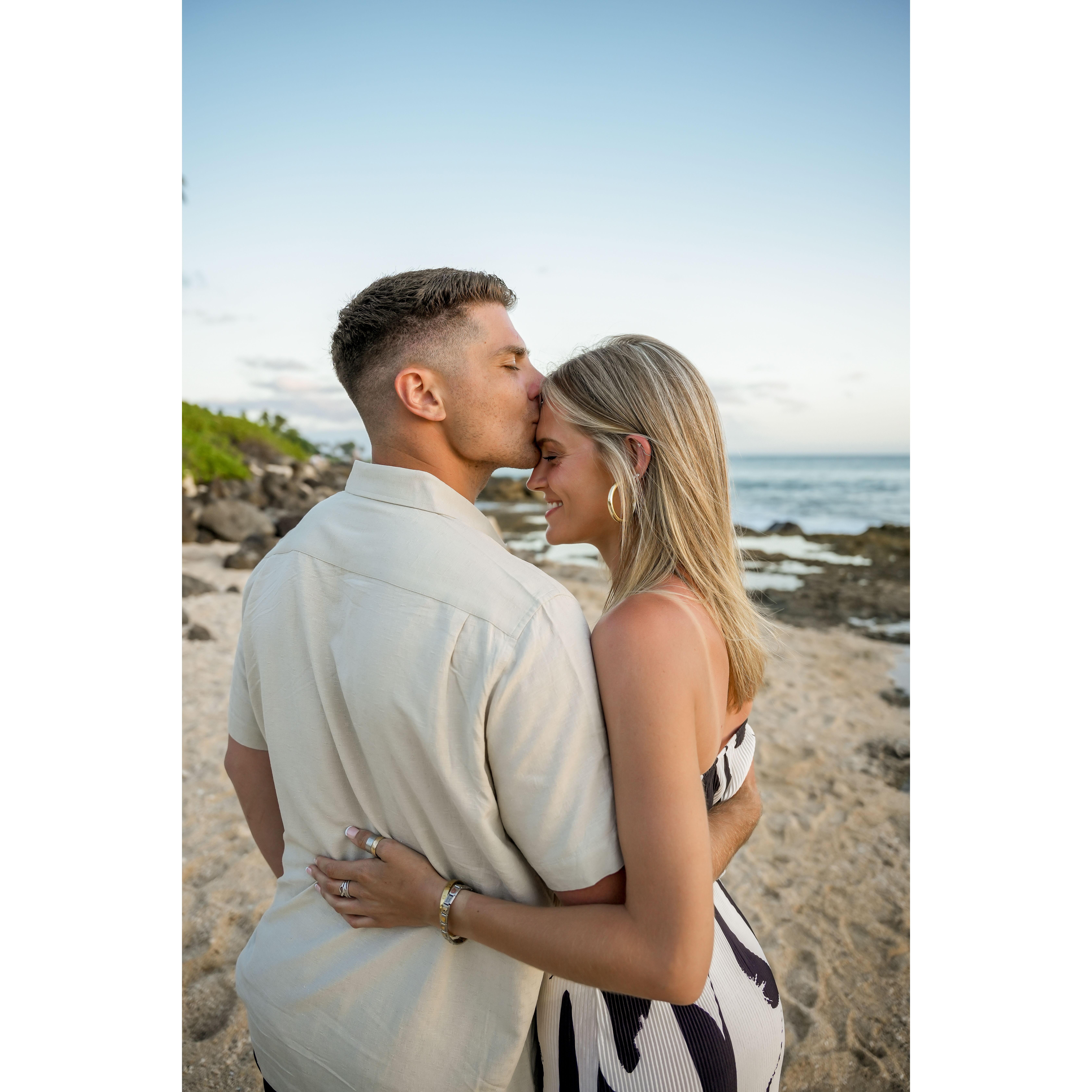 Moments before he proposed