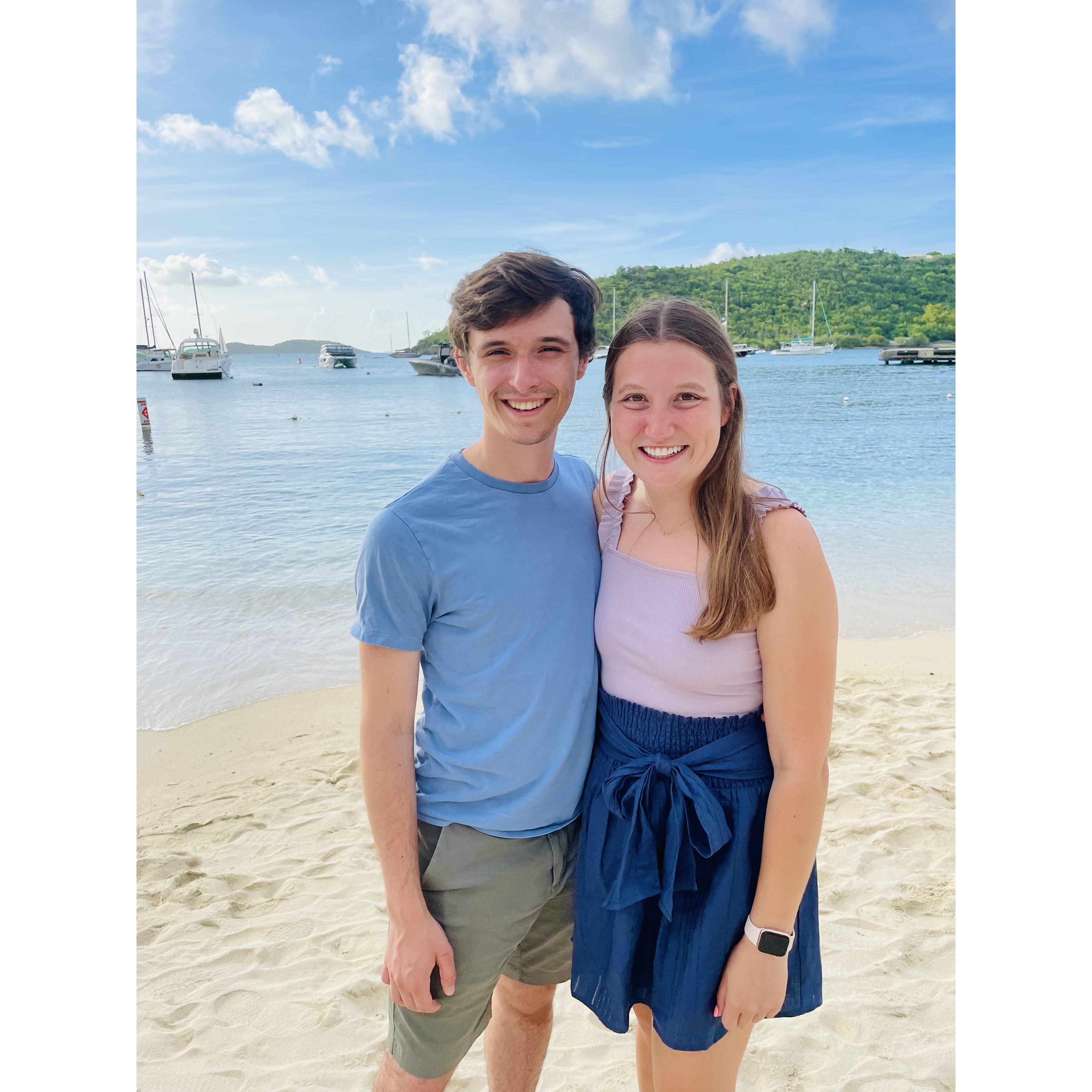 On the Beach in St. John