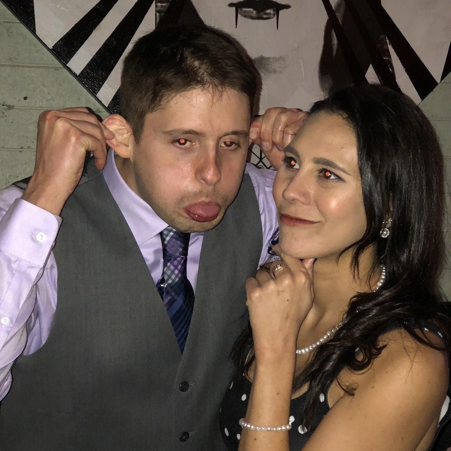 Alcohol + Nick’s company holiday party = Drunk