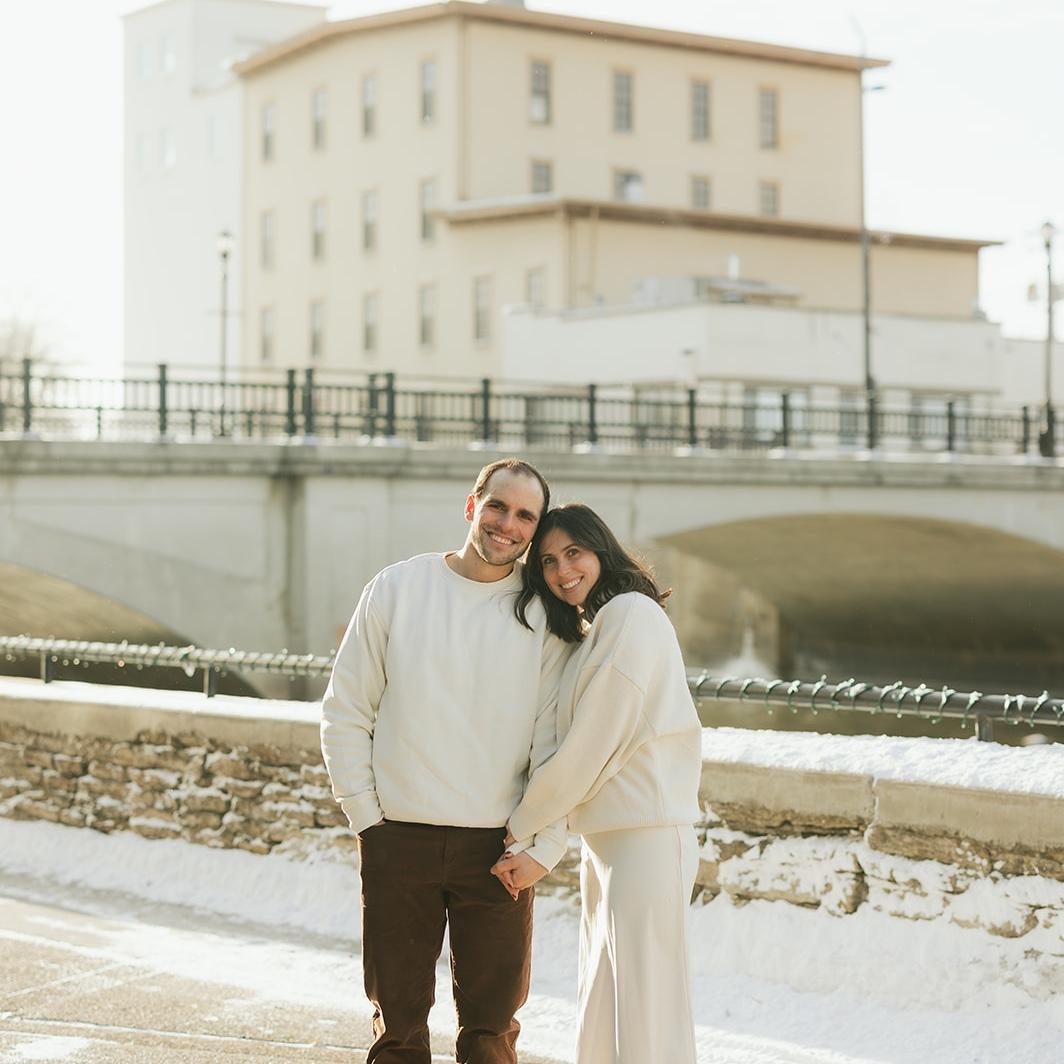 Engagement photos in Northfield, MN.
