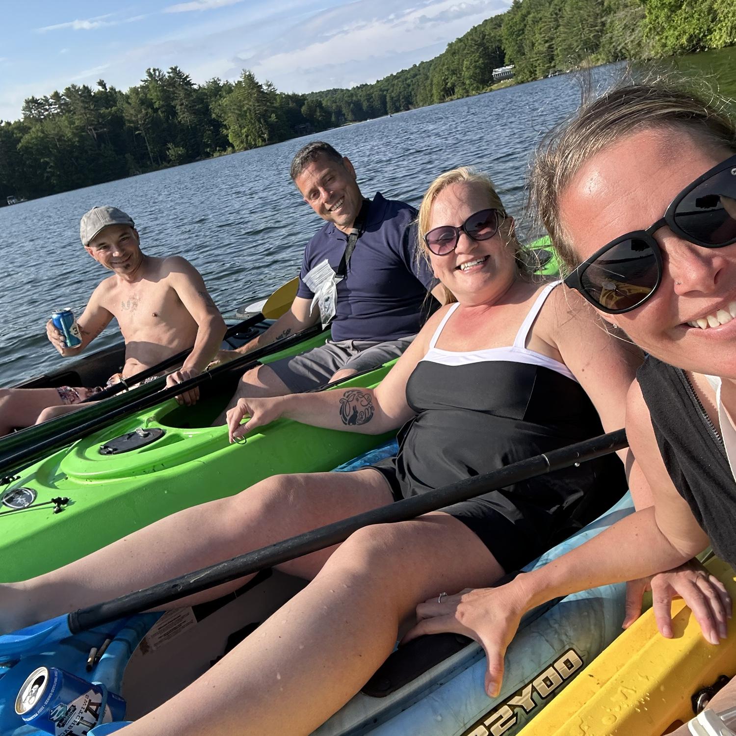 Kayaking, Sunken Island, and Dead Body Island...
Lake Hortonia, VT