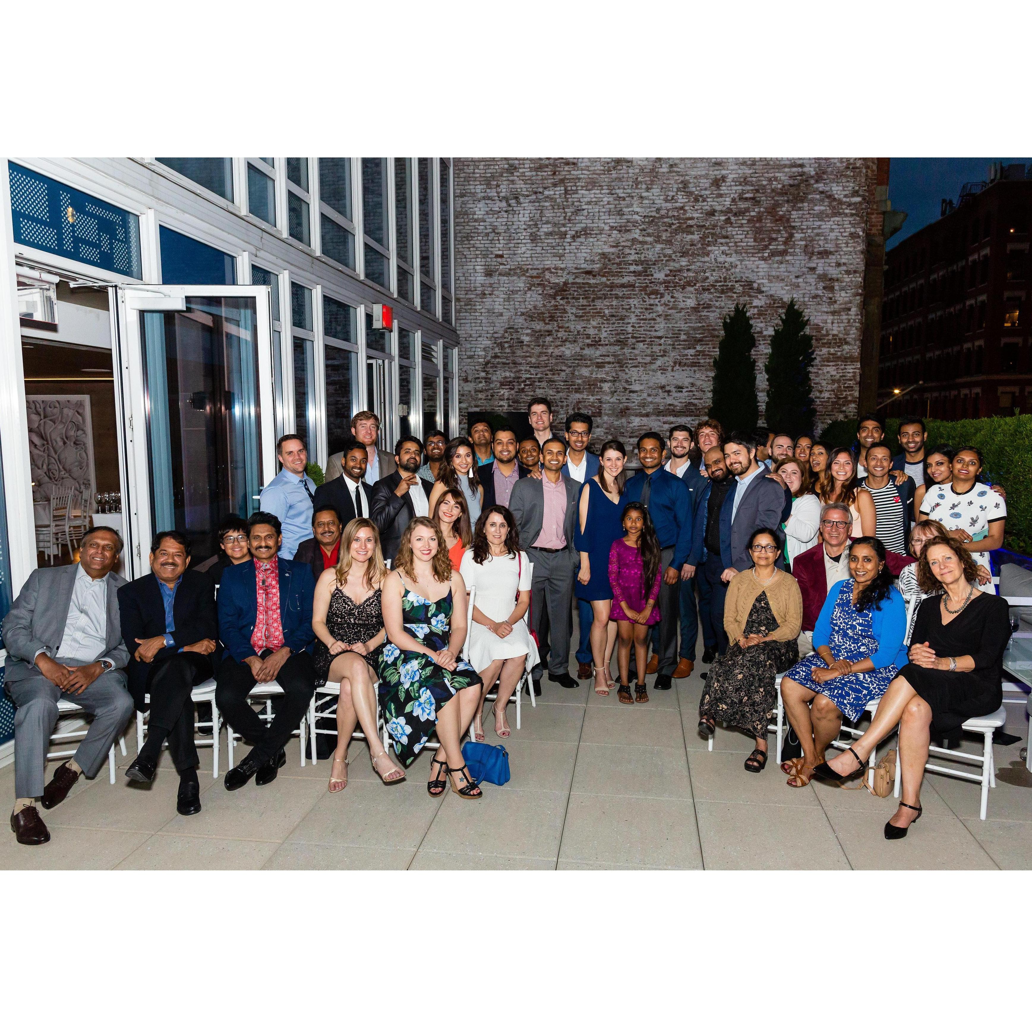 Some of our wonderful friends and family who made our engagement so special!
