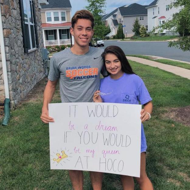 Wes asking Sophia to senior year homecoming!