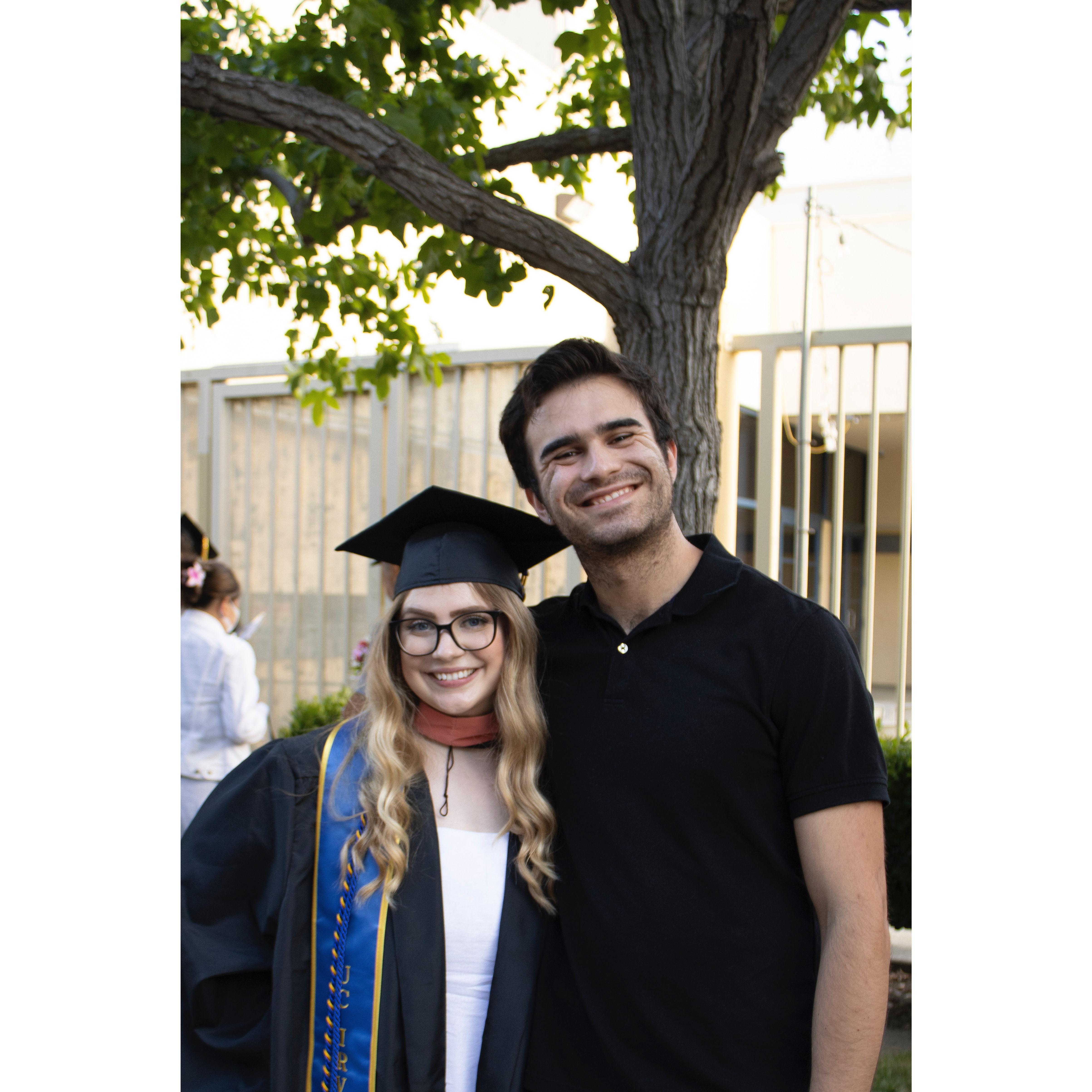 Finally leaving UCI behind and entering our new era (the one where we're married hehe).