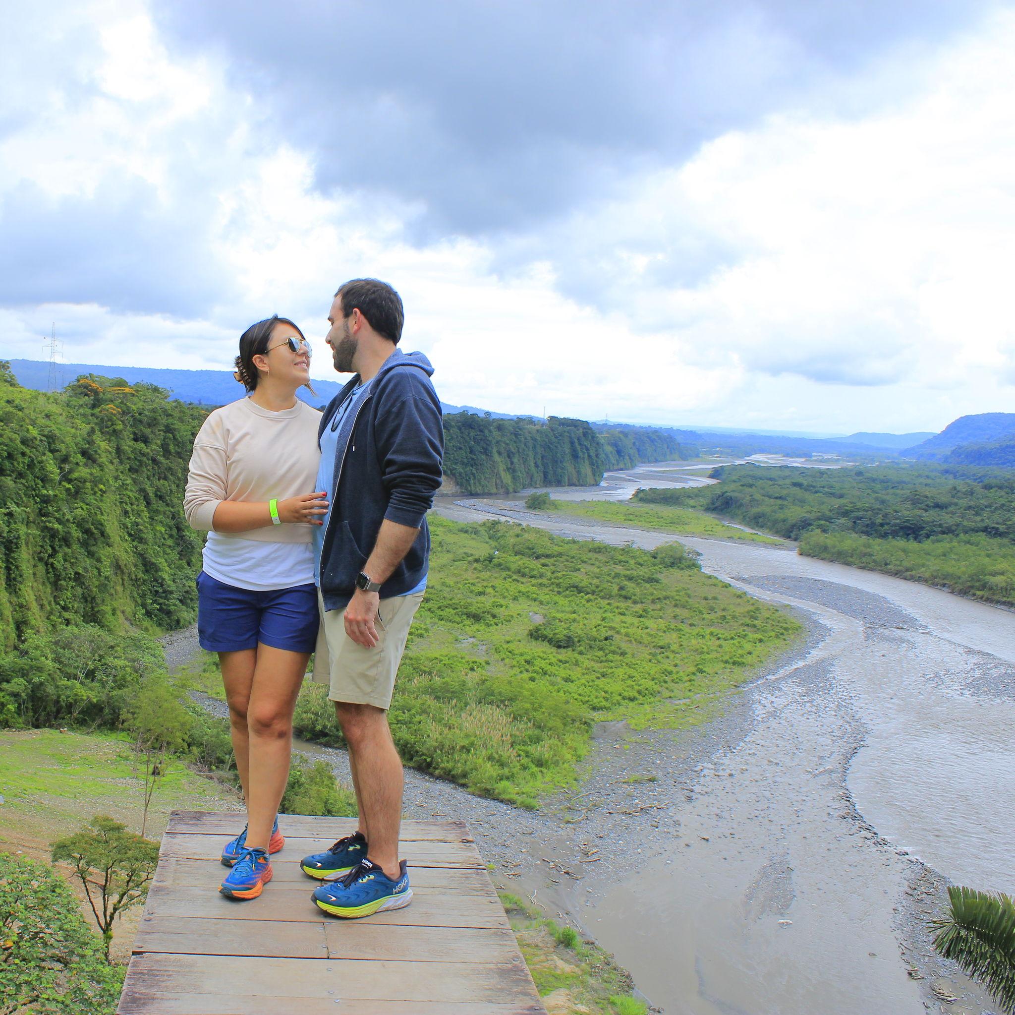 Amazon – Just driving through, we stopped for a moment and were met with this stunning view of the rainforest.