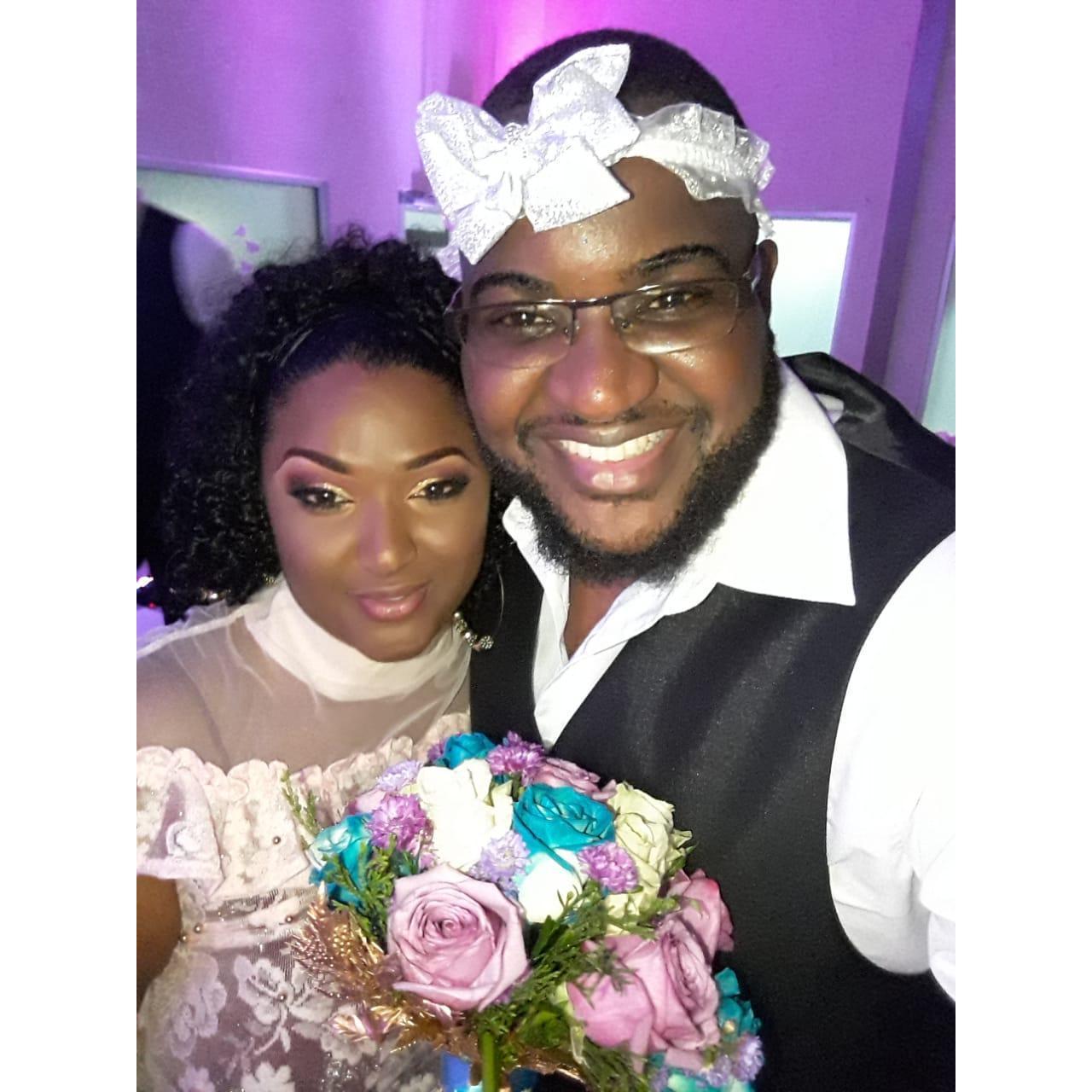 2018 D & Rach wedding; we always know how to have a good time ….and look good doing it #dontaskagain lol