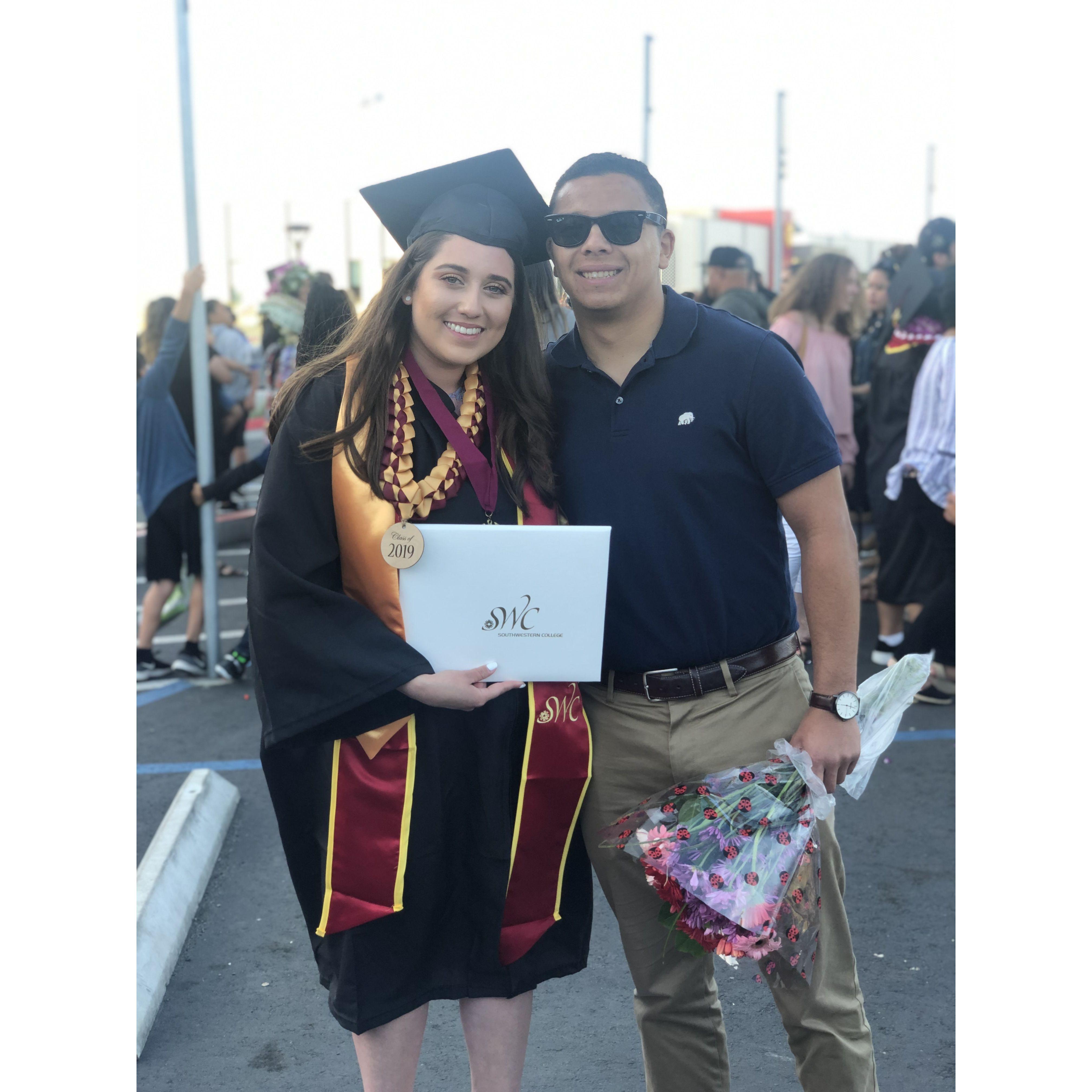 Priscilla's Southwestern College Graduation 2019