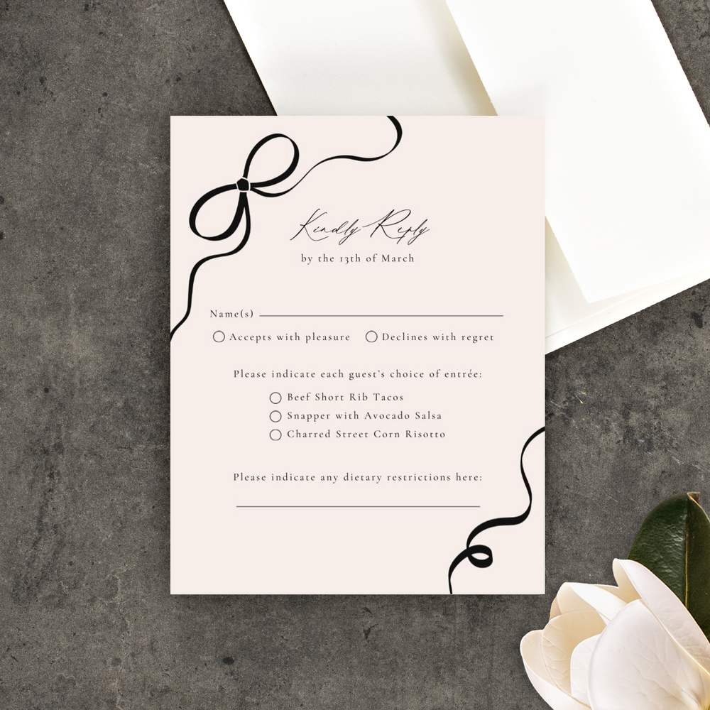 Alba Portrait | Linen | Zola Wedding Invitations