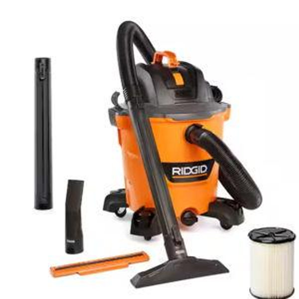 12 Gal. 5.0 Peak HP NXT Shop Vacuum Wet Dry Vac with General Debris Filter, Locking Hose and Attachments HD1200 by RIDGID Shop the Collection