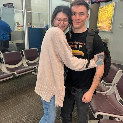 The day Michael left for a 6 month deployment. We had only been dating for 4 months at this point but I was ready to wait for him.