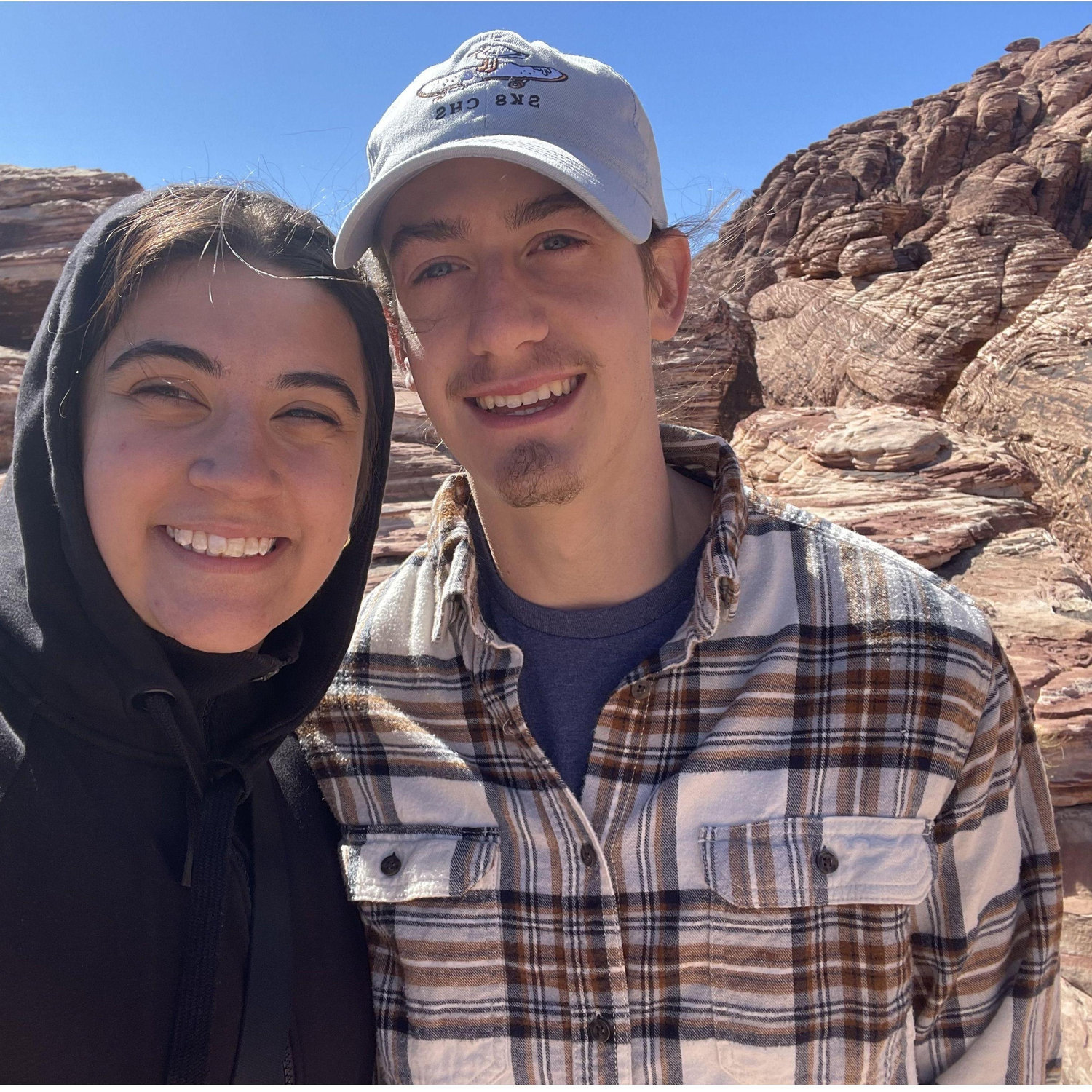 Our first trip together! (and Sydney's first time flying)
Hiking in Las Vegas, October 2022