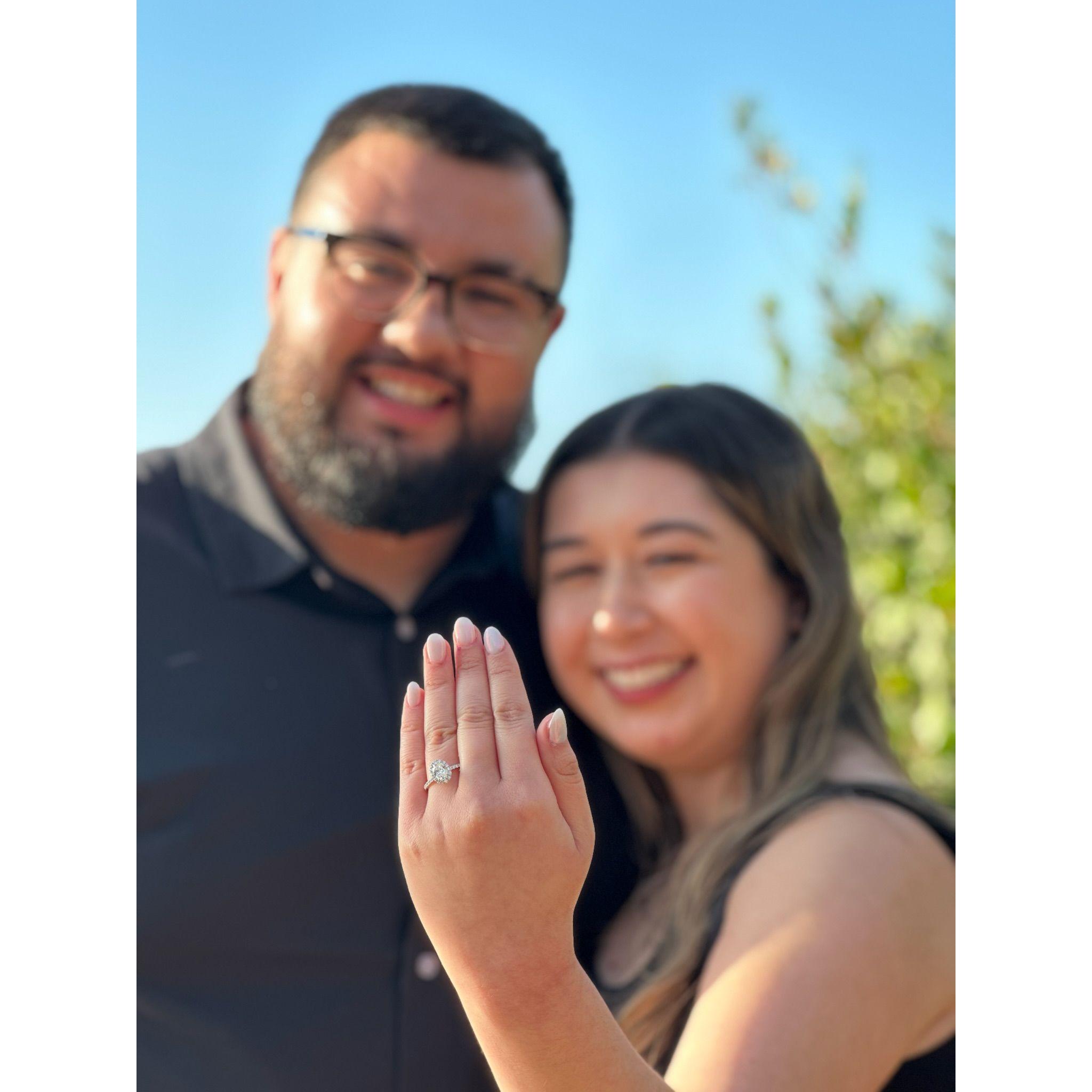 When we got engaged! 💍
